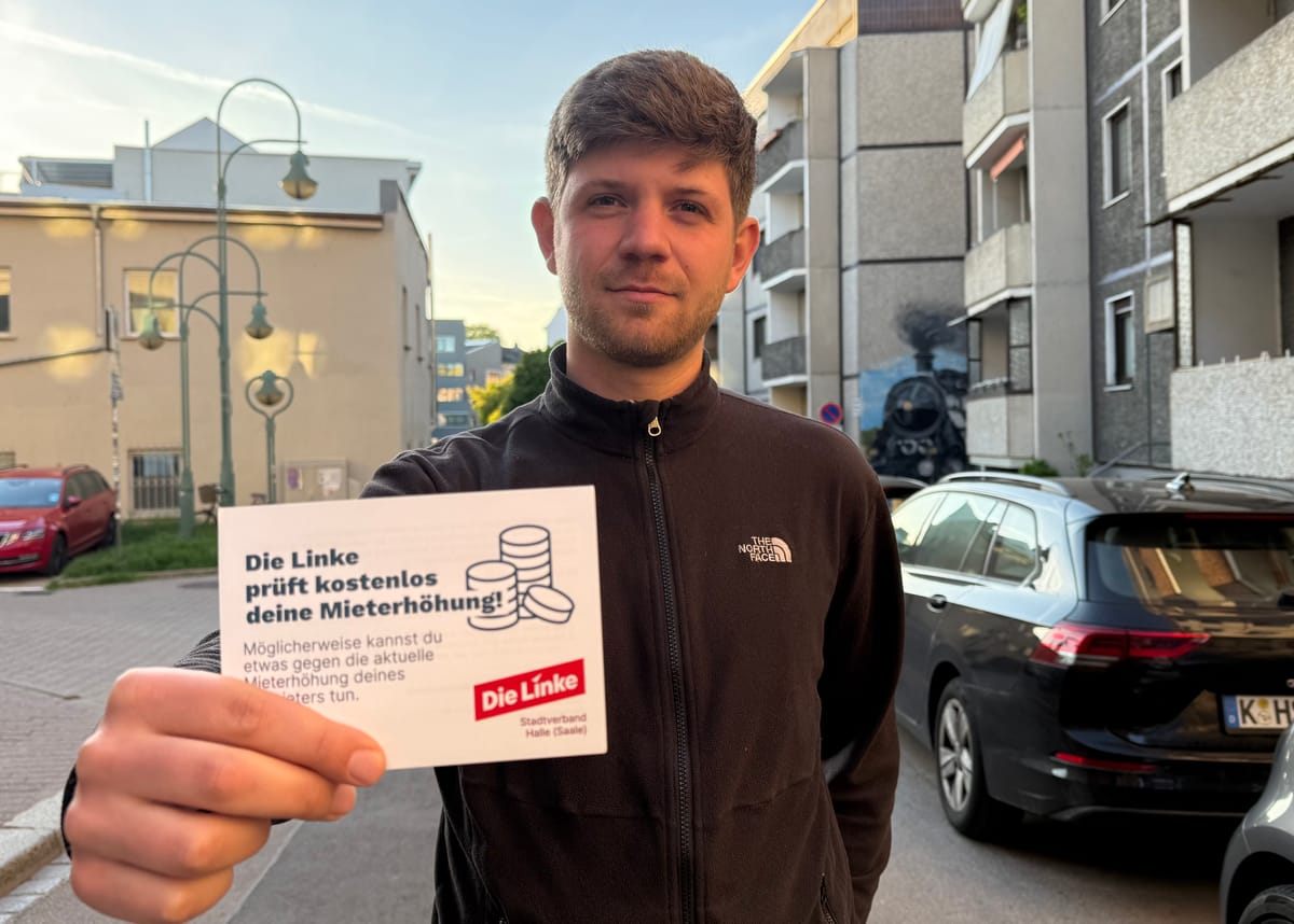 Mietencheck der Linken Halle deckt ungebremste Mieterhöhung auf!